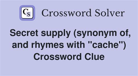 synonyms of cache|CACHE .